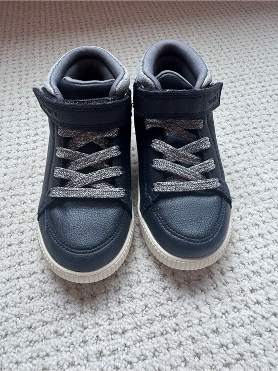 Carter's Other - CARTERS—Kids Navy High-Top Sneakers with Gray Details (Size 10)